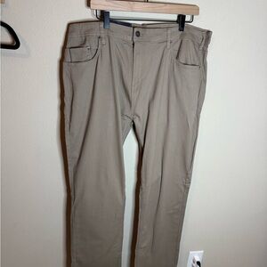 JACHS New York Men’s Stretch Twill Pants 42x34 Taupe NWT Super Soft Comfortable